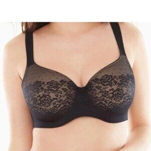NWT SOMA Stunning Support Posture BRA BLACK SIZE 36D NEW $68
